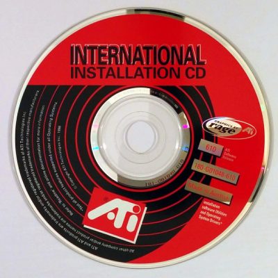 ATI Rage 610 - Installation CD (Driver)
