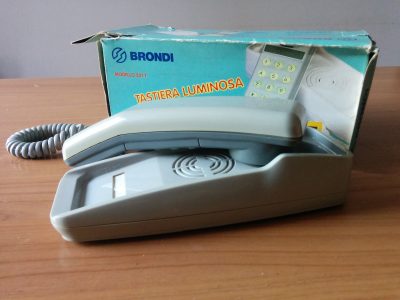 Telefono Brondi 501T - Design Vintage - Grigio