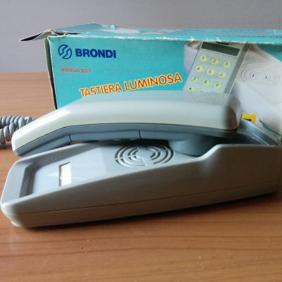 Telefono Brondi 501T - Design Vintage - Grigio