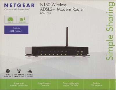 Modem/Router Netgear N150 ADSL2+ WiFi
