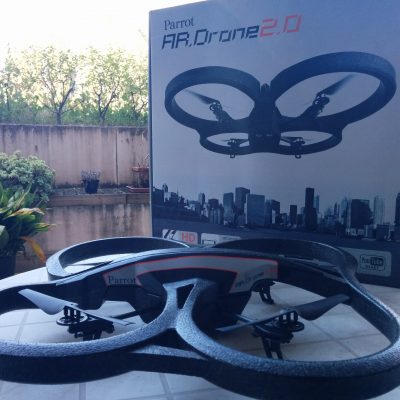 Parrot AR Drone 2.0 Quadricottero, Blu/Arancione