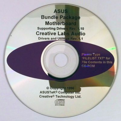 Asus Bundle Package Motherboard 1.10 (Driver)