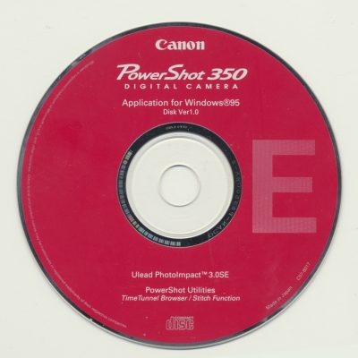 Canon PowerShot 350 (Software)