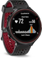 Garmin Forerunner 235 GPS Sportwatch con Sensore Cardio al Polso e Funzioni Smart, Nero/Rosso (Ricondizionato)