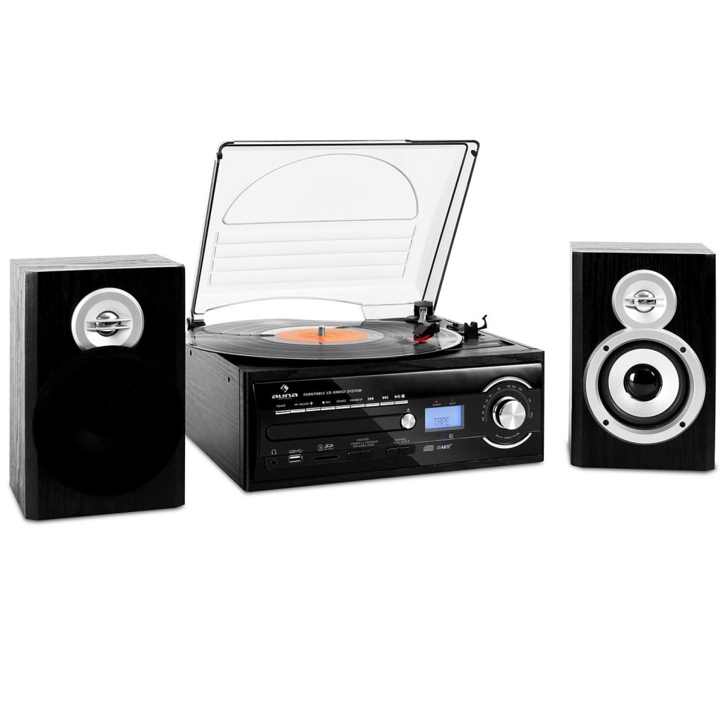 Auna TT-190: lo stereo per registrare da Vinile e Cassette su USB senza pc (ora in offerta!)